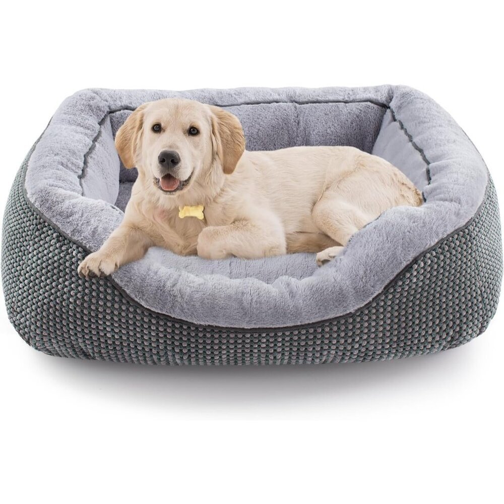 Medium Dog Beds for Medium Dogs Washable, Rectangle Dog Bed Medium Size Dog, Ort